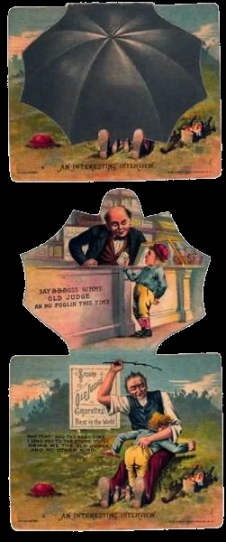 1888 Old Judge Advertising Foldout